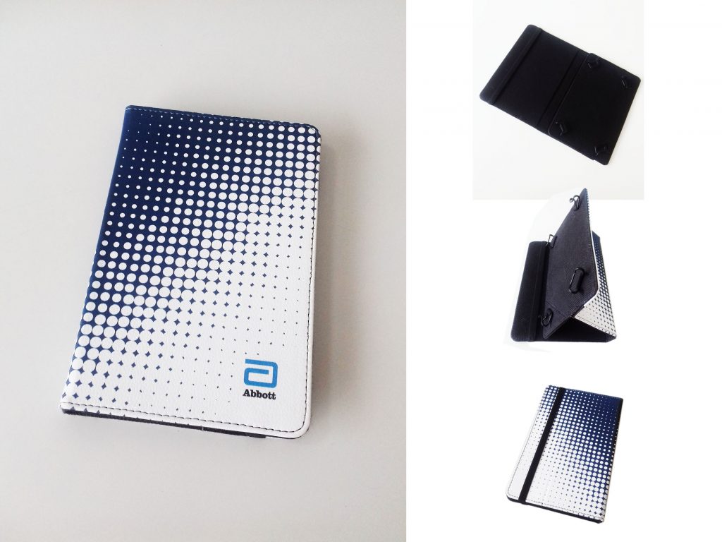 Realización de Porta Tablets para Abbott